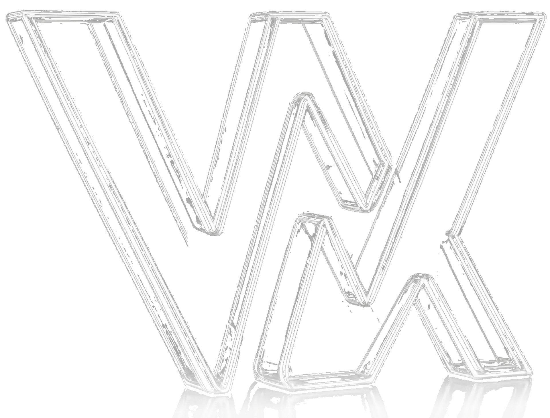 WebXpert Solutions 3D Glas Logo Wasserzeichen – Digitalagentur Kulmbach